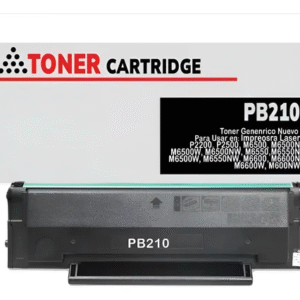 Cartucho Tóner PB‑210 Homologado P2200/P2500/M6550/M6600 Cartucho Tóner PB‑210 Homologado P2200/P2500/M6550/M6600
