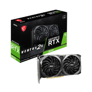 Tarjeta de Video MSI GeForce RTX 3050 Ventus 2X XS OC 8 GB GDDR6 Tarjeta de Video MSI GeForce RTX 3050 Ventus 2X XS OC 8 GB GDDR6