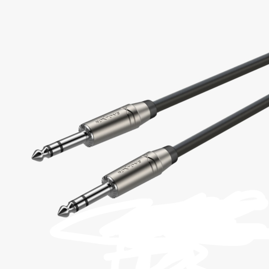 Cable Plug 6,3 mm Estéreo 10 m Roxtone SMJJ200L10