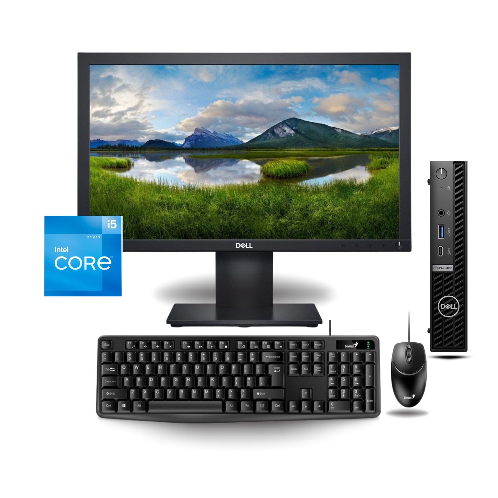 Computador Corporativo Dell Optiplex 7020 MFF Core i5 8GB RAM 512GB Win 11 Pro + Monitor Dell 22"+ Combo