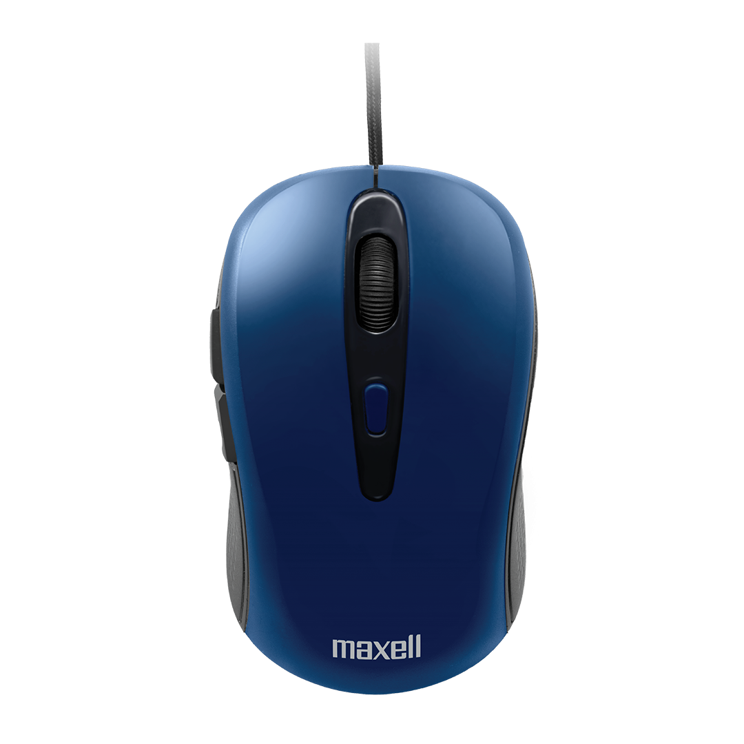 MOUSE MAXELL MOWR-105C USB-C BOT BLUE CON ADAPTADOR USB