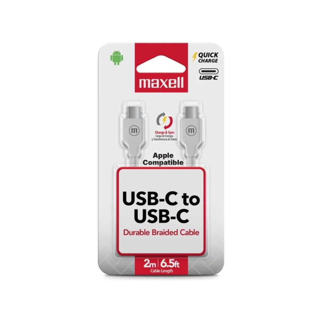 CABLE MAXELL TIPO C A TIPO C 2M 6.5FT