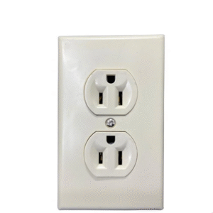 Toma Corriente Doble Leviton 15 A 125 V Con Tapa Toma Corriente Doble Leviton 15 A 125 V Con Tapa