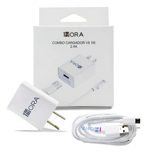 Cargador 1HORA GAR124 12W USB‑A micro USB 2.4A