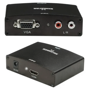 Convertidor HDMI a VGA 1080P con Audio y Cable Incluido