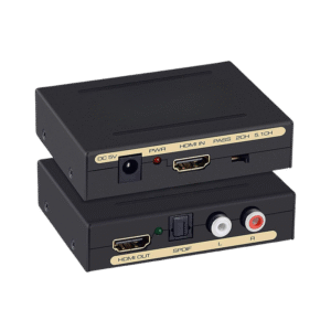 Convertidor HDMI a HDMI + Audio 4K Óptico SPDIF y Estéreo L/R Convertidor HDMI a HDMI + Audio 4K Óptico SPDIF y Estéreo L/R