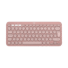 Teclado Bluetooth Rosado Logitech Pebble Keys 2 K380s multi‑dispositivo