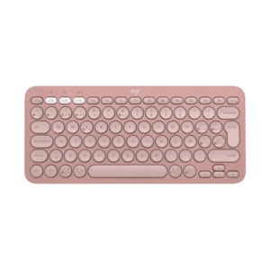 Teclado Bluetooth Rosado Logitech Pebble Keys 2 K380s multi‑dispositivo