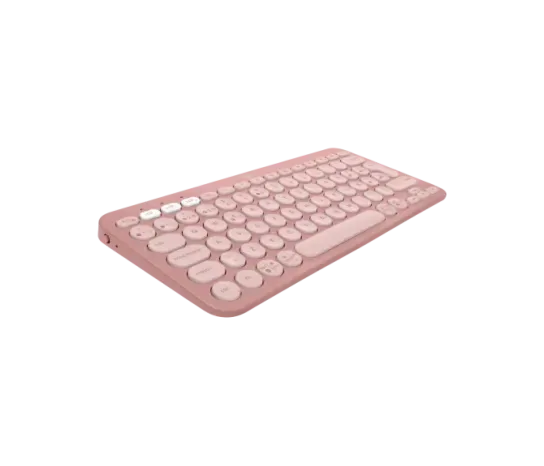 TECLADO BLUETOOTH LOGITECH PEBBLE KEYS 2 K380S ROSADO