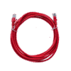 Patch Cord Powest CAT6 3m Rojo RJ45 U/UTP 33AWG