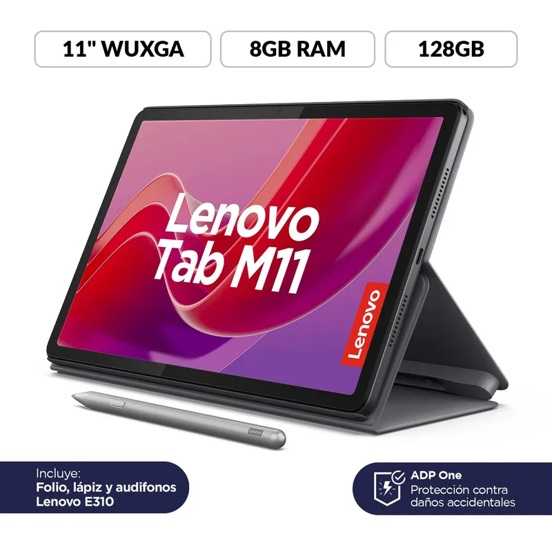 Tablet Lenovo Tab M11 TB330XU 11″ 8GB+128GB + Pen + Protector
