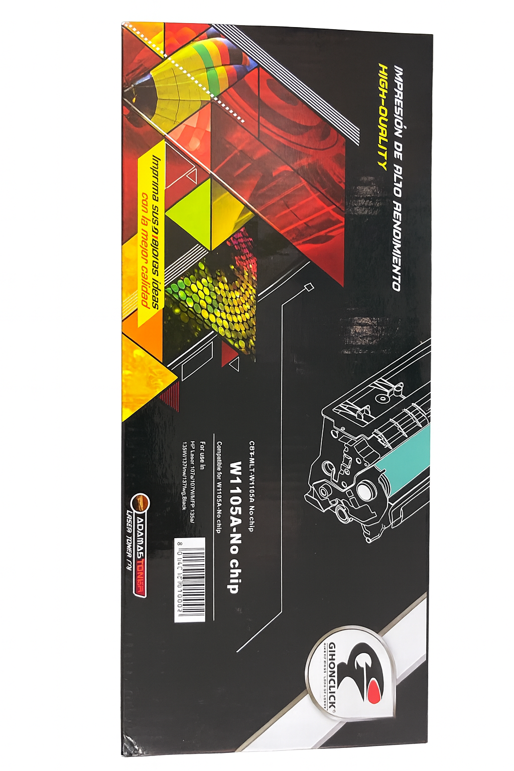 Tóner Gihonclick HP 105A W1105A Compatible Sin Chip 1000P