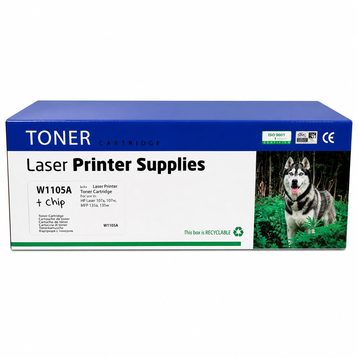 Tóner Lobo W1105A Compatible HP 105A con Chip Rendimiento Tóner Lobo W1105A Compatible HP 105A con Chip Rendimiento