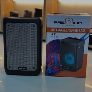 Parlante Cabina Bluetooth 6.5" Premium PT-SS165 Micrófono Inalámbrico