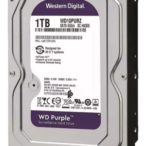 Disco Duro Western Digital Purple 1TB WD10PURZ Video Vigilancia y Uso Continuo 24/7