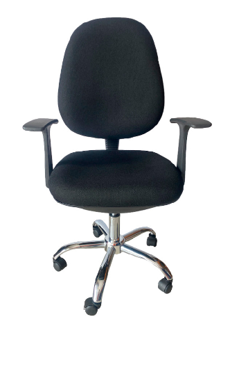 Silla de Oficina Easy CR-415 Negra — Ergonómica, Reclinable y Ajustable en Altura