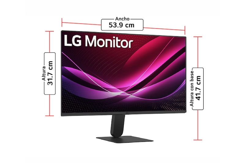 MONITOR LG 24" 24U411A-B IPS FHD 120HZ PUERTO HDMI