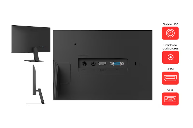 MONITOR LG 24" 24U411A-B IPS FHD 120HZ PUERTO HDMI