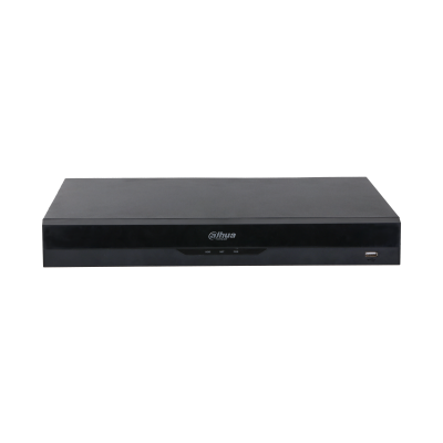 NVR Dahua DHI-NVR5216-EI 16 Canales 4K — AI Face Recognition, Perímetro, SMD Plus, 2 HDD 20TB