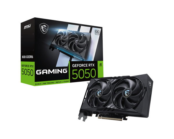 Tarjeta de Video MSI GeForce RTX 5050 8GB GDDR6 VENTUS 2X OC