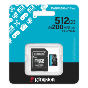 Memoria MicroSD Kingston SDCG4/512GB Canvas Go! Clase 10 UHS-I 200MB/s – 4K Ultra HD Memoria MicroSD Kingston SDCG4/512GB Canvas Go! Clase 10 UHS-I 200MB/s – 4K Ultra HD