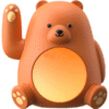 Lámpara Nocturna Havit Bear Night Light HV-AD002 — Luz LED Suave y Recargable