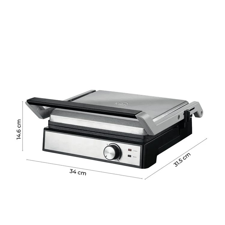 ASADOR GRILL KALLEY K-SG SUPERFICIE ANTIADHERENTE 1200W 180°