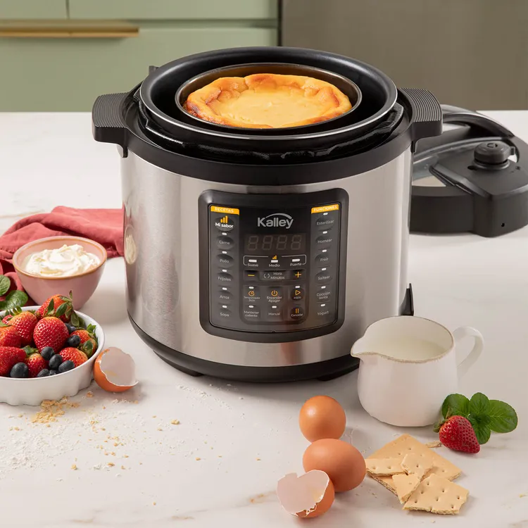 OLLA MULTIFUNCIONAL CON PRESION KALLEY K-OMP 5.5 LITROS