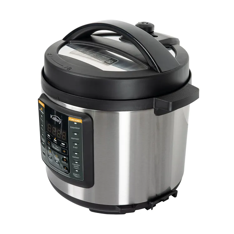 OLLA MULTIFUNCIONAL CON PRESION KALLEY K-OMP 5.5 LITROS