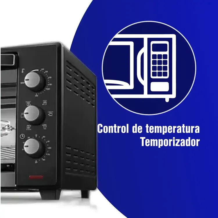 HORNO TOSTADOR KALLEY E26L2 26 LITROS