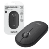 Mouse Bluetooth Logitech Pebble 2 M350s Negro Silencioso, Recargable Mac, iPad
