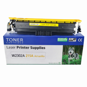 Tóner Homologado LOBO W2302A (215A Amarillo) con Chip HP LaserJet Pro M155 / M182 / M183 850 Pág