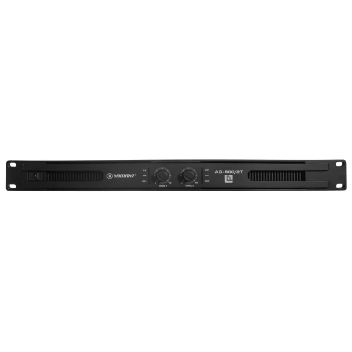 Amplificador Digital Yamaki AD-800/2T 480W Clase D, 2 Canales 70V/100V