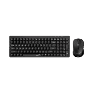 Combo Teclado y Mouse Genius LuxeMate Q8100 USB Negro Silencioso