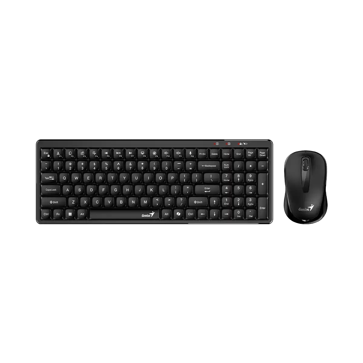 Combo Teclado y Mouse Genius LuxeMate Q8100 USB Negro Silencioso
