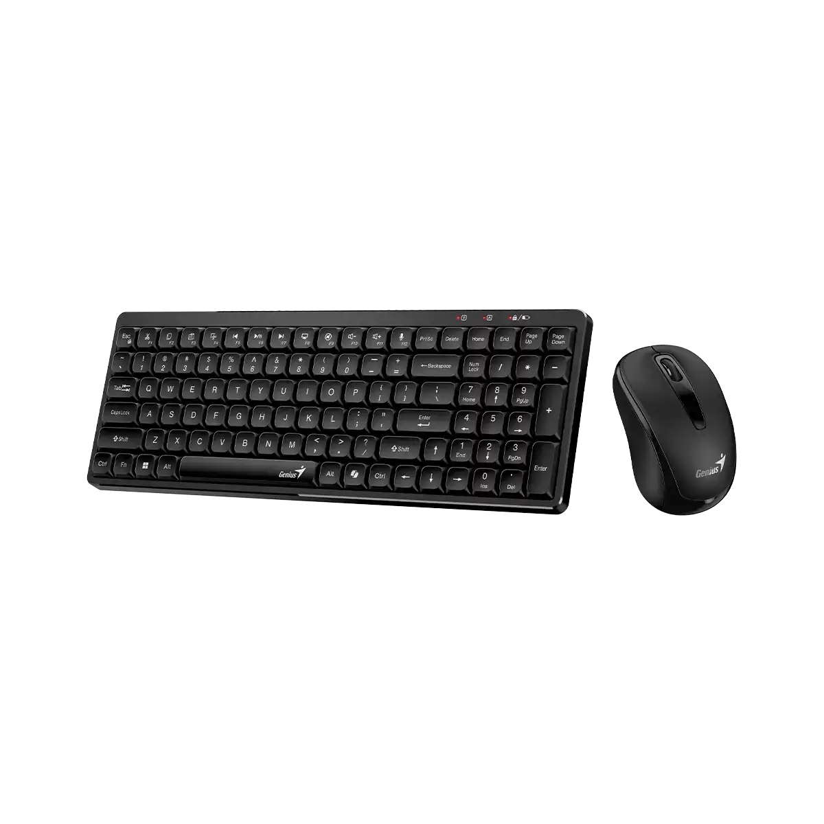 COMBO TECLADO MOUSE ALAMBRICO USB GENIUS LUXEMATE Q8100 NEGRO