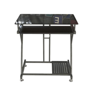 Escritorio Easy RX-7801B de Vidrio y Metal Mesa