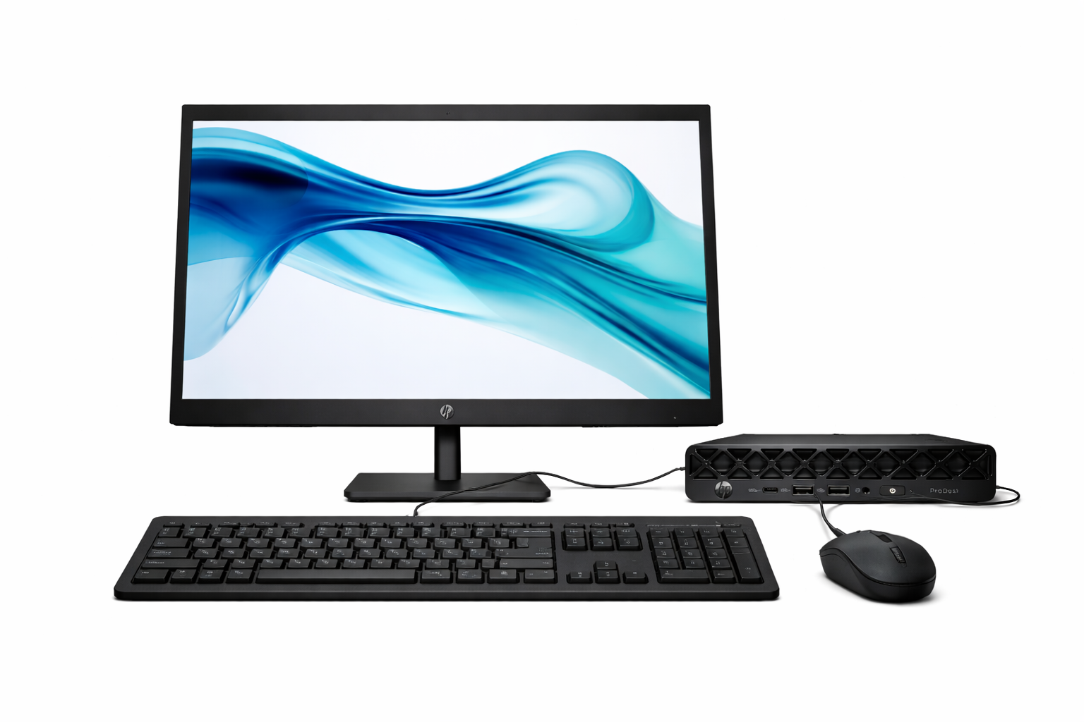 Computador HP Corporativa ProDesk 4 Mini Core Ultra 5 16GB 512GB Monitor HP322pv S3 Pro Win 11 Pro IA Teclado y Mouse