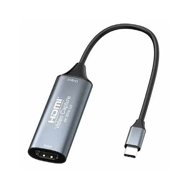 Capturadora de Video HDMI 2 en 1 USB/Tipo C 4K FHD