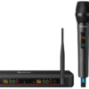 Micrófono Inalámbrico Doble Steren UHF MIC-8020 Sistema Profesional