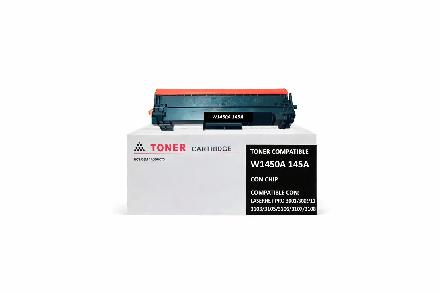 Tóner Homologado NewPrint para HP 145A (W1450A) Negro con Chip