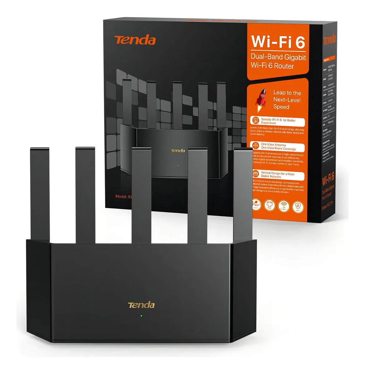 Router Tenda TX2L Pro AX1500 Dual Band Gigabit Wi-Fi 6