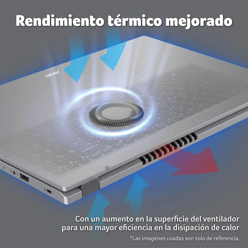 PORTATIL ACER ASPIRE A315-24PT-R3JR AMD RYZEN 5 7520U 16GB LPDDR5 SSD 512GB PCIE NVME FULL HD 15.6″ LICENCIA WINDOWS 11 SL MULTI TACTIL – TOUCH SCREEN