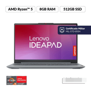 Portátil Lenovo IdeaPad Slim 3 15ABR8 Ryzen 5 5625U 8GB 512GB 15.6” FHD W11 SL Portátil Lenovo IdeaPad Slim 3 15ABR8 Ryzen 5 5625U 8GB 512GB 15.6” FHD W11 SL