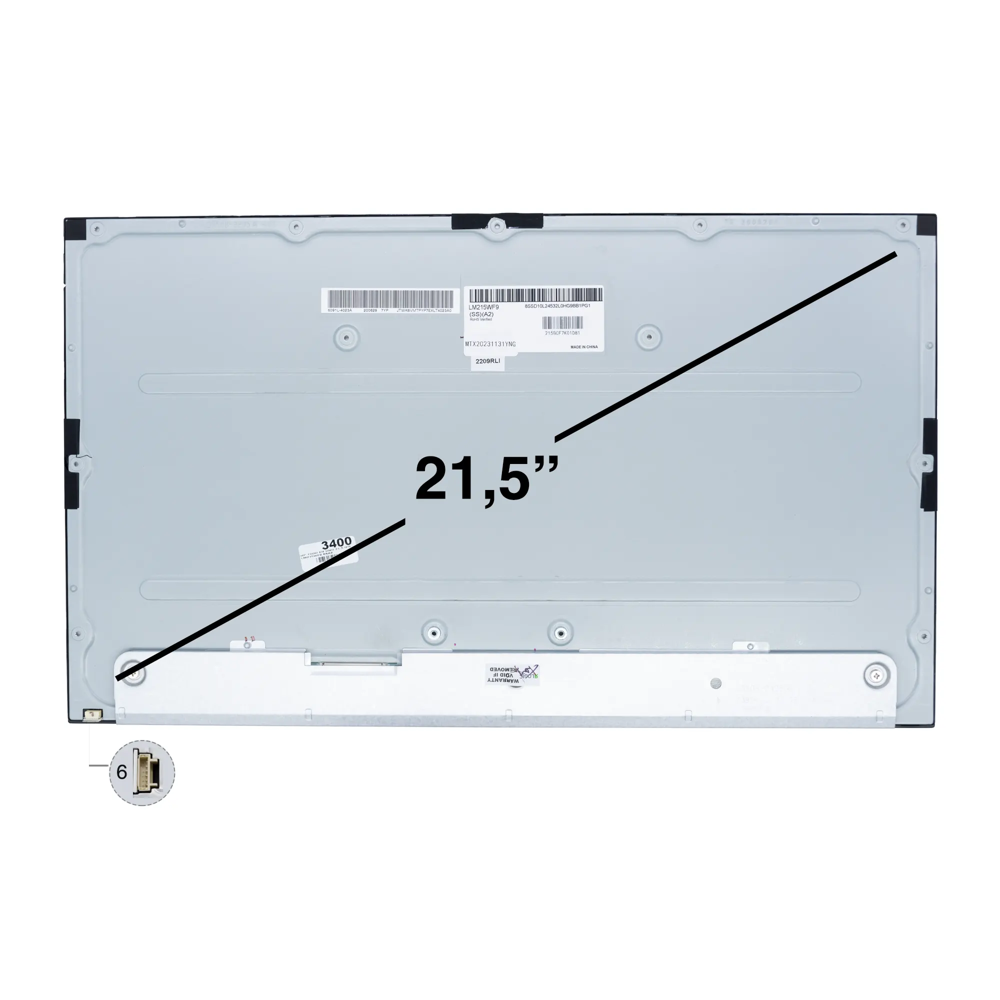 Pantalla IPS 21.5″ para Todo en Uno LM215WF9SSA2 Full HD – Repuesto AIO