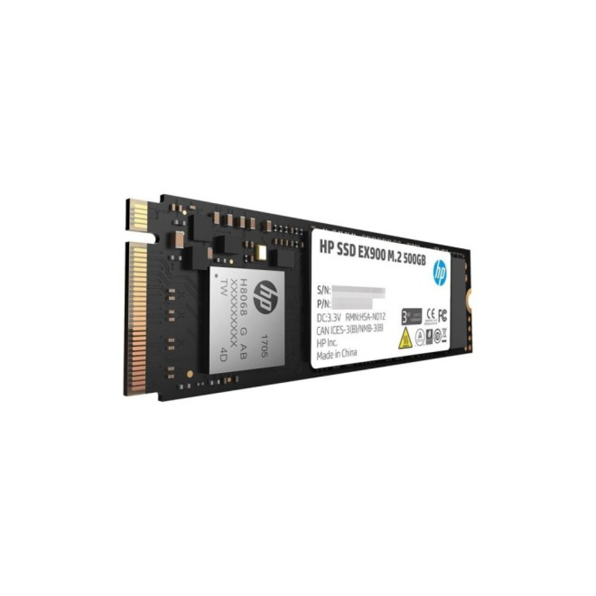 DISCO ESTADO SOLIDO HP SSD EX900 M.2 NVME PCIE 500GB
