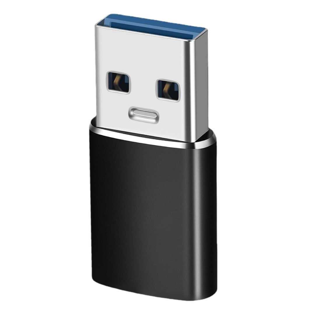 CONECTOR UNION USB MACHO A TIPO C HEMBRA 6A