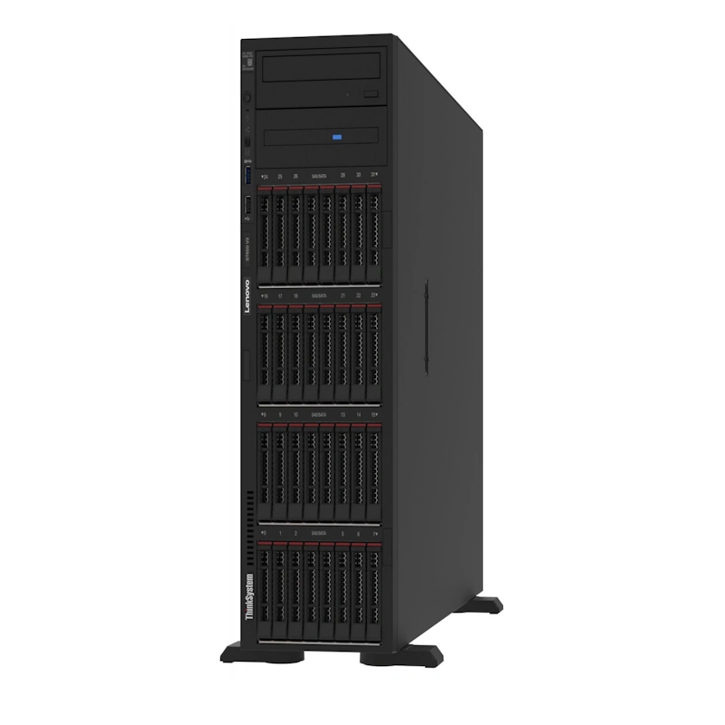 Servidor Lenovo ThinkSystem ST650 V3 – Dual Xeon Scalable, DDR5, PCIe 5.0, Torre 4U Empresarial