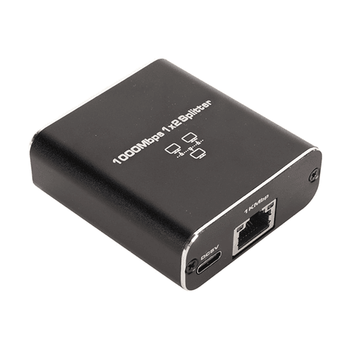 Splitter RJ45 1×2 Gigabit Ethernet 1000Mbps