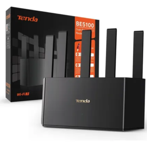 Router WiFi 7 Tenda TE6L Pro BE5100 Dual Band 2.5GE 5 Antenas Gigabit WPA3